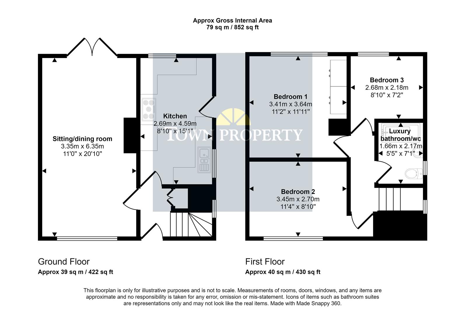 Property Details for Maplehurst Road Eastbourne BN22 0BA Town
